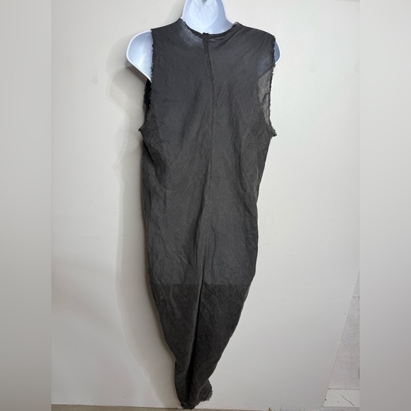 JAGA Distressed Grey Linen Dress - Picture 7 of 7